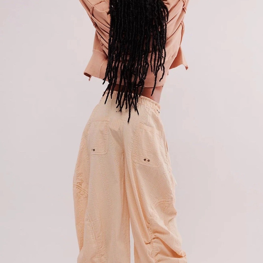 NWT Free People Outta Sight Parachute Pants Size L - Picture 5 of 8